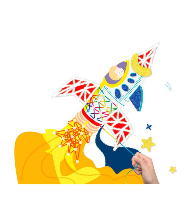 Hilorama String Art Cohetes Espaciales Avenir