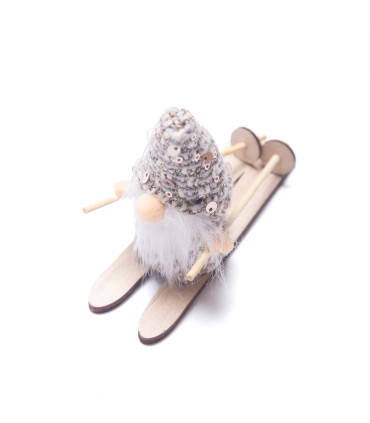 Adorno para Colgar Figura Marrón 12 cm Alparamis