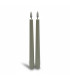 2 Velas Tapper LED Blancas 22 cm Función Touch Top Alparamis