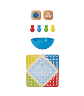 Juego de Mesa de la Isla Tambaleante del Gato Hape