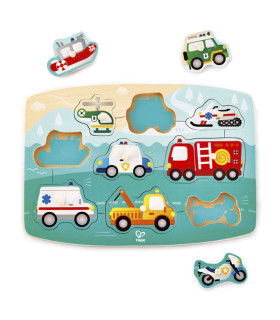Rompecabezas Vehículos de Emergencia Hape