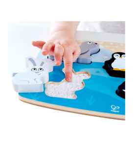 Rompecabezas Táctil de Animales Polares Hape
