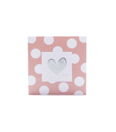 Tarjetas Stamping Rayas y Lunares Rosas - PACK x 12