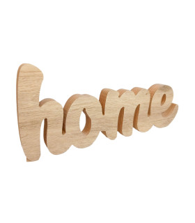 Adorno de Madera Home 25 x 12 cm