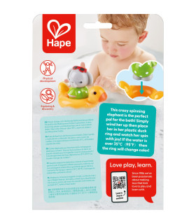 Elefante Saltarín de Juguete con Sonido Hape