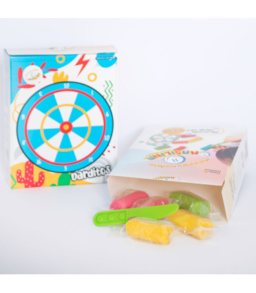 Cajita Creativa de Juego Dardos Masilina