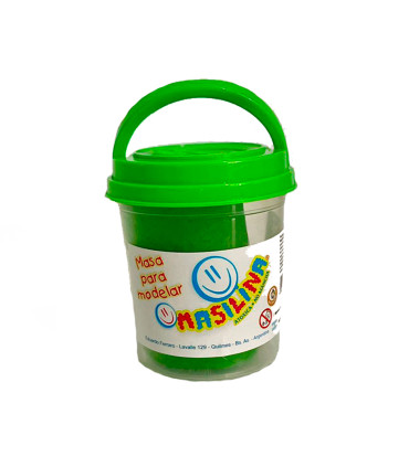 Pote de Masa para Moldear Verde 150 g Masilina