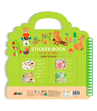 Libro de Stickers Life in the Forest Avenir