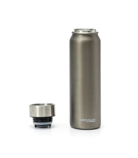 Botella Térmica 750 ml con Tapa Pulsador Thermos Gris