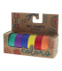 Washi Tape Box 6 Rollos de 5 m Rainbow Ibicraft