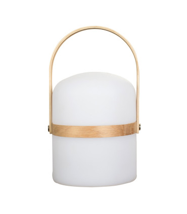 Lámpara LED Lumis Recargable Madera 26.5 cm 3 W Alparamis