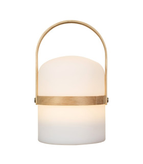 Lámpara LED Lumis Recargable Madera 26.5 cm 3 W Alparamis