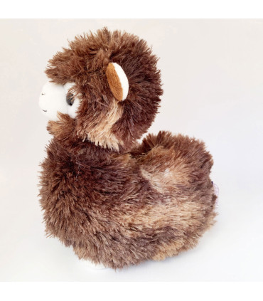Peluche Térmico Llama Marrón Fur Buddies