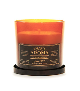 Vela de Soja Aromática 250 g Línea Black Arrrayán Espacio Aroma