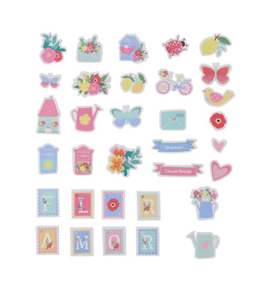 Die Cuts para Scrapbooking 33 Diseños Correo Bonito Ibicraft