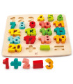Rompecabezas Numérico y Matemático de Madera Hape