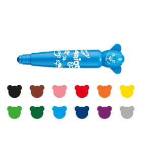 Marcadores Teddy Baby Carioca x 12