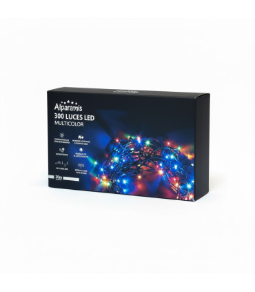 Guirnalda LED 300 Luces Multicolor  Alparamis