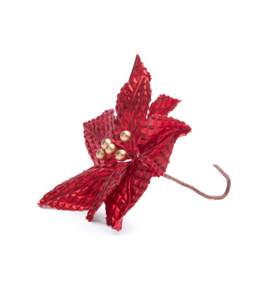 Adorno Estrella Federal Roja 22 cm Alparamis A24-4173R