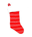 Adorno de Bota Navideña Blanca y Roja 48 cm Alparamis