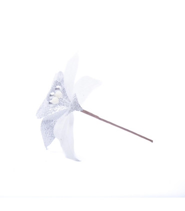 Adorno Estrella Federal Plateada 22 cm Alparamis A24-4055