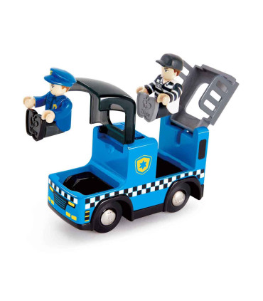 Auto de Policía de Juguete con Sirena Hape