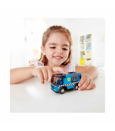 Auto de Policía de Juguete con Sirena Hape