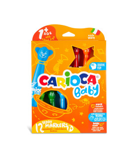 Marcadores Teddy Baby Carioca x 12