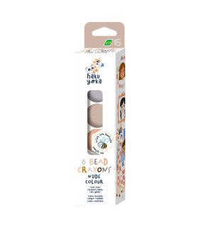 Crayones Bellota Cubo y Cuentas Haku Yoka x 6 20 Pz en 6 Diseños con Exhibidor