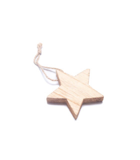 Adorno Navideño para Colgar de Madera 10 cm Alparamis