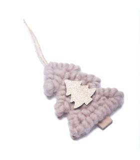 Adorno para Colgar Figura Marrón y Gris 13 cm Alparamis