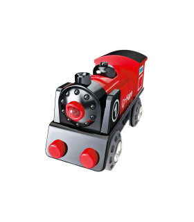 Locomotora Roja a Pilas para Tren de Juguete Hape