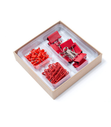 Set de escritorio - Rojo