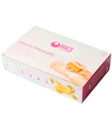 Caja Exhibidora con 18 Jabones de 100 g Mies