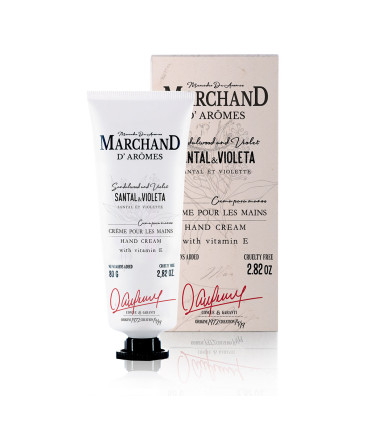 Crema de Manos Marchand D Aromes Santal y Violeta 80 g