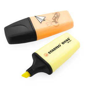 6 Resaltadores Boss Pastel Love Stabilo en Estuche Stabilo