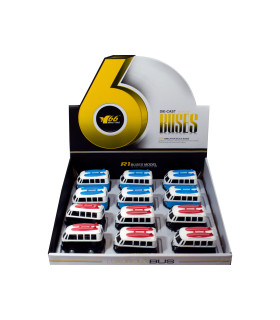 Furgoneta Volkswagen de Juguete Die Cast 8 cm