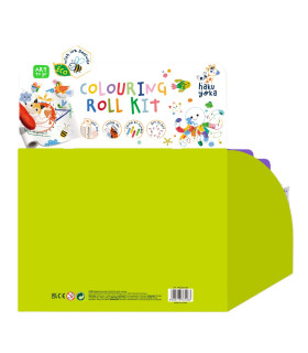 Mini Kit de Rollo para Colorear Haku Yoka 12 Pz en 3 Diseños con Exhibidor