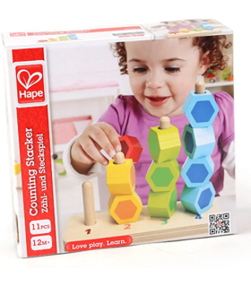 Juego de Bloques Apilar y Contar Hape
