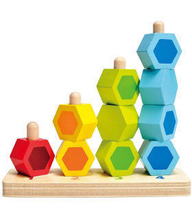 Juego de Bloques Apilar y Contar Hape
