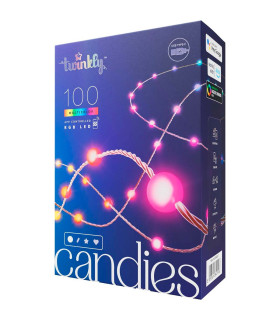 100 Luces LED Decorativas Inteligentes Candies Pearls RGB USBC Twinkly