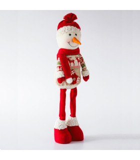 Adorno de Tela Snowman 52 cm Alparamis