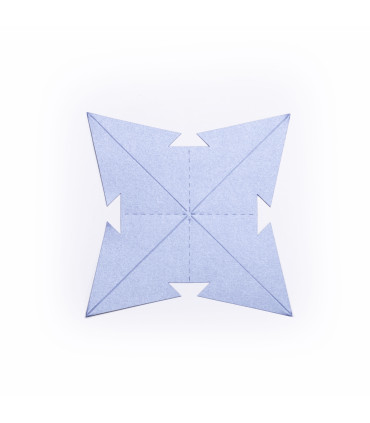 Estrella para Armar 28 cm Azul