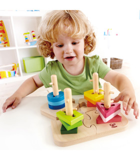 Puzzle Creativo de Clavijas Hape