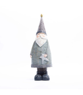 Adorno de Papá Noel con Estrella 31 cm Alparamis