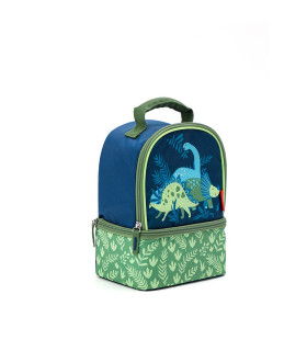 Lunchera Térmica con Doble Fondo Dinosaurios Thermos