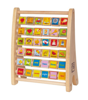 Abaco Alfabético Hape Juguete Didáctico