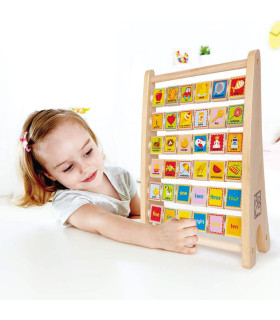 Abaco Alfabético Hape Juguete Didáctico