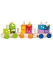 Tren de Bloques de Madera Fantasía de Juguete Hape