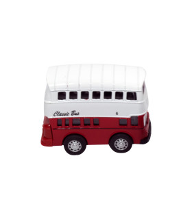 Omnibus de 2 Pisos de Juguete Die Cast 8 cm